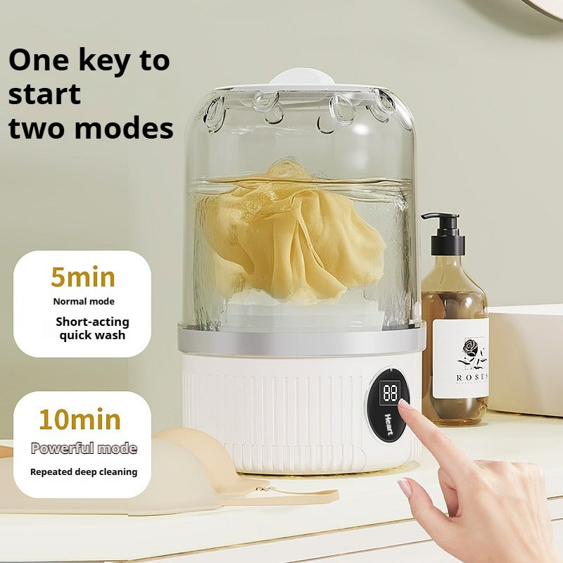 Portable Mini Washing Machine – USB Battery Powered, Compact & Lightweight, FCC/CE Certified