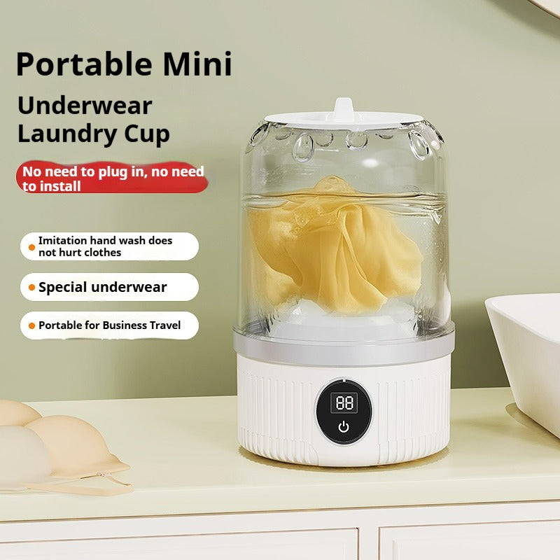 Portable Mini Washing Machine – USB Battery Powered, Compact & Lightweight, FCC/CE Certified